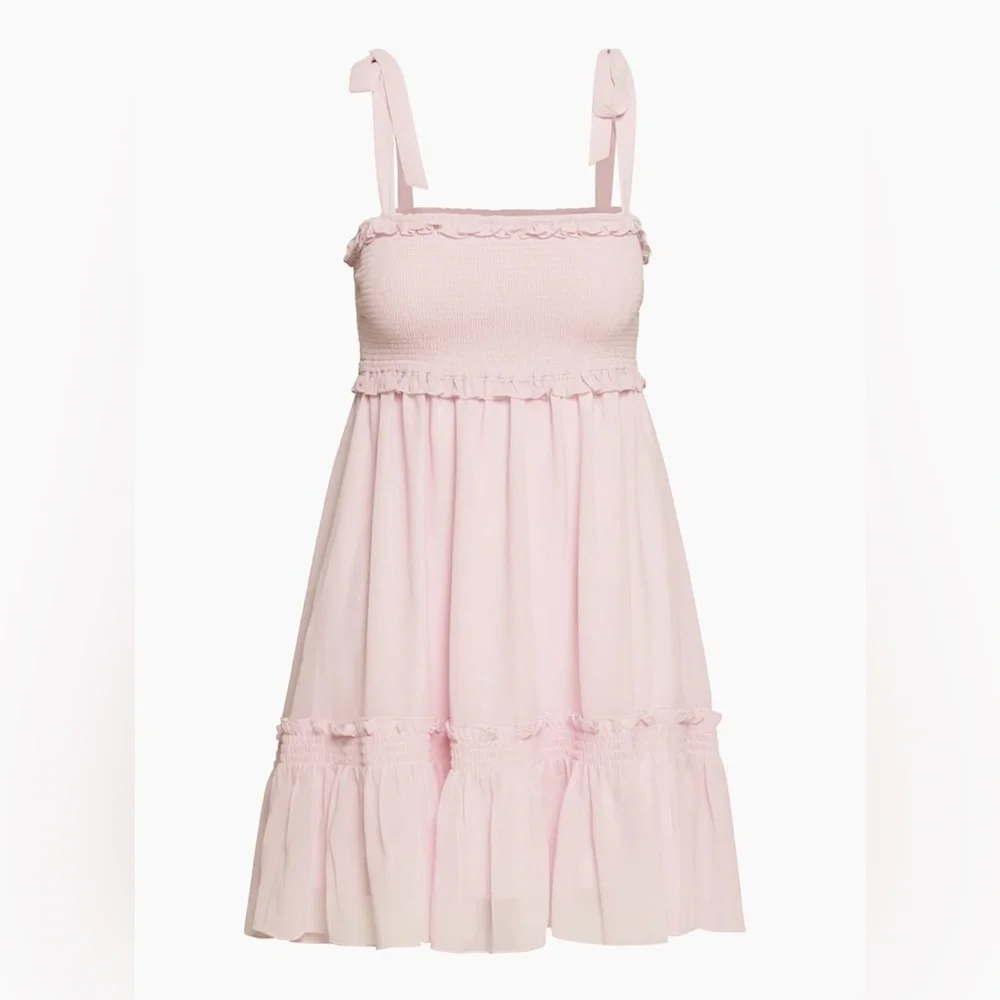 Aritzia Sunday Best Fairey Dress in Lilac Bloom - Picture 1 of 7